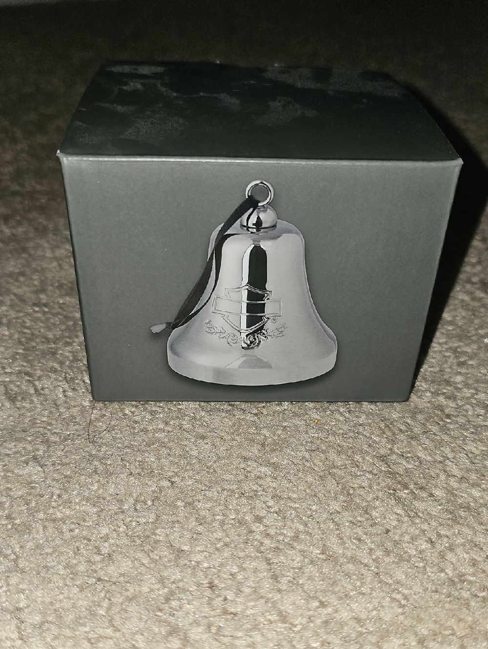 Harley-Davidson Silver Bell Holiday Ornament